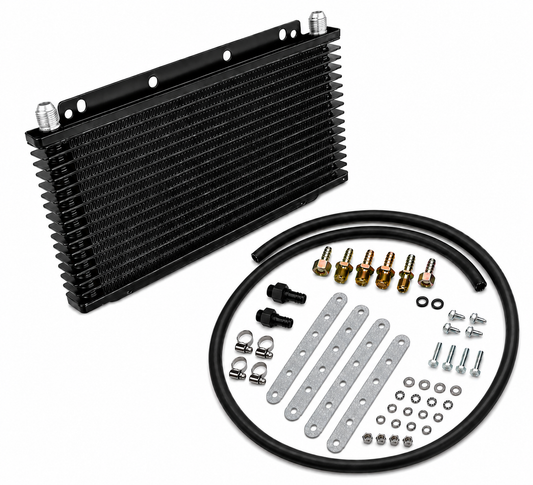 SS Compact Plate and Fin Transmission Cooler Kit, 13 Row