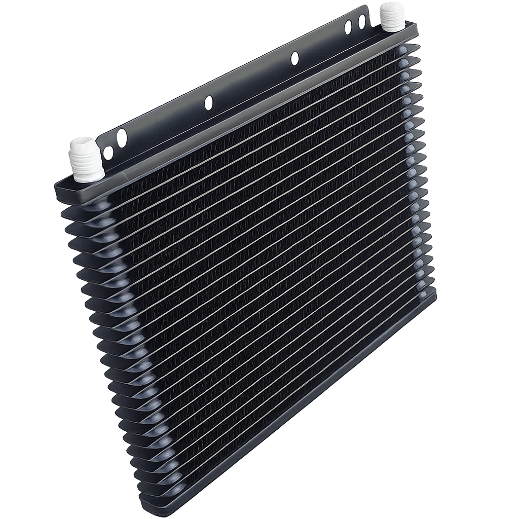 SS Compact Plate and Fin Transmission Cooler Kit, 23 Row