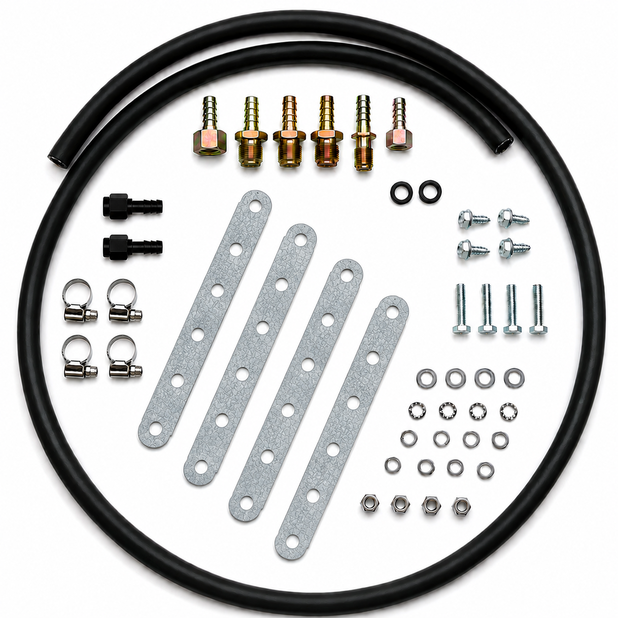 SS Compact Plate and Fin Transmission Cooler Kit, 13 Row